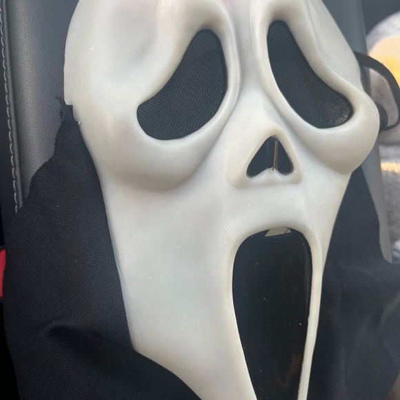 Vintage Ghostface Scream Mask Marked Easter Unlimited No Hood Halloween 1990S - Picture 3 of 10